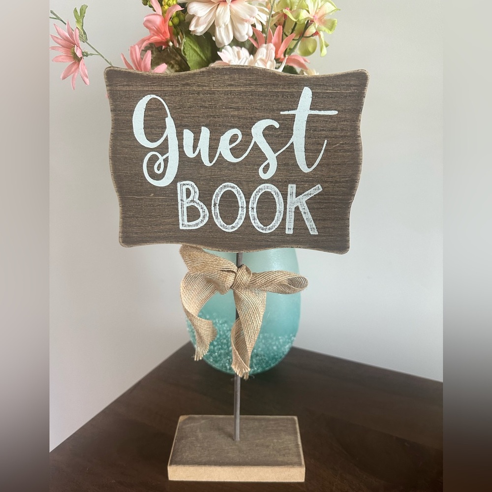 Guest Book sign for Wedding Reception